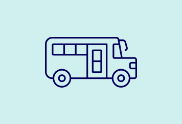 School and shuttle bus